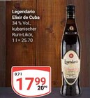 Elixir de Cuba im Angebot bei GLOBUS in Bad Kreuznach Elixir de Cuba Angebote von Legendario bei GLOBUS Bad Kreuznach für 17,99 €