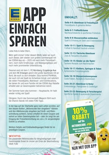 EDEKA Altenberg Prospekt der aktuellen Woche, gültig von 23.06.2025 bis 30.09.2025 Aktueller EDEKA Altenberg Prospekt "APP EINFACH SPAREN" mit 24 Seiten