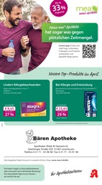 mea - meine apotheke Prospekt für Leverkusen mit 4 Seiten mea - meine apotheke Prospekt für Leverkusen: "Unsere April-Angebote", 4 Seiten, 01.04.2026 - 30.04.2026