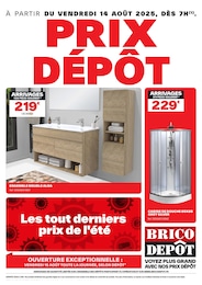 Catalogue Brico Dépôt "PRIX DÉPÔT" à Nantes et alentours, 1 page, 14/08/2025 - 28/08/2025