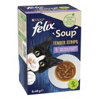 FELIX Soup Tender Strips Gemischte Vielfalt 6 x 48 g Angebote von Felix bei Zookauf Dinslaken für 1,59 €