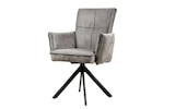 Armlehnenstuhl Rom 01S, grau, inkl. 360° Drehfunktion bei HARDECK im Bramsche Prospekt für 79,00 €