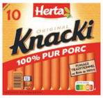 10 knacki original - Herta en promo à 1,65 € chez Aldi 10 knacki original - Herta dans le catalogue Aldi