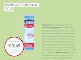 Olynth 0,1 % Nasenspray im LINDA Partnerapotheke Prospekt Olynth 0,1 % Nasenspray von Olynth im aktuellen LINDA Partnerapotheke Prospekt für 3,49 €
