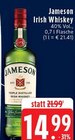 Aktuelle Whiskey Angebote bei EDEKA in Mönchengladbach Aktuelles Irish Whiskey Angebot bei EDEKA in Mönchengladbach ab 14,99 €