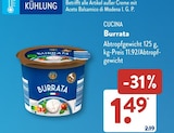 Burrata im ALDI SÜD Prospekt Burrata von CUCINA im aktuellen ALDI SÜD Prospekt für 1,49 €