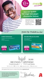 mea - meine apotheke Apotheke Prospekt der aktuellen Woche mit 4 Seiten, gültig von 01.06.2025 bis 30.06.2025, in Seelbach und Umgebung Aktueller mea - meine apotheke Apotheke Prospekt in Seelbach und Umgebung, "Unsere Juni-Angebote" mit 4 Seiten, 01.06.2025 - 30.06.2025