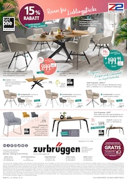 Tisch Angebot im aktuellen Zurbrüggen Prospekt auf Seite 12