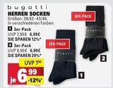 Herren Socken Angebote von bugatti bei Marktkauf Esslingen für 6,99 €