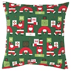 Kissenbezug Weihnachtsmannmuster grün von VINTERFINT im aktuellen IKEA Prospekt für 4,99 €