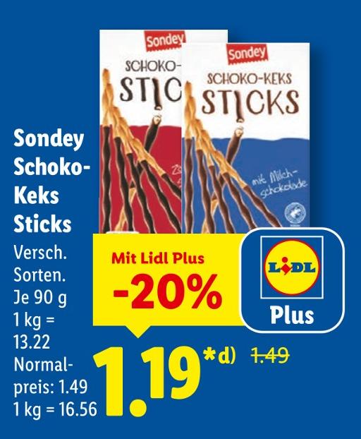 Schoko-Keks Sticks