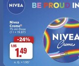 Creme im Angebot bei combi in Celle Creme Angebote von NIVEA bei combi Celle für 1,49 €