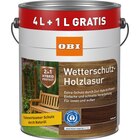 OBI Wetterschutz Holzlasur 2in1 Paisander 5 l für 35,99 € bei OBI im Angebot OBI Wetterschutz Holzlasur 2in1 Paisander 5 l im aktuellen OBI Prospekt