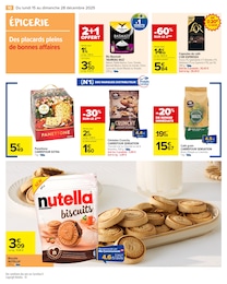 Prix et réduction Café Grains dans le prospectus Carrefour Market en cours Offre Café Grains dans le catalogue Carrefour Market du moment à la page 12