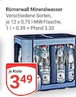 Mineralwasser im Angebot bei GLOBUS in Krefeld Mineralwasser Angebote von Römerwall bei GLOBUS Krefeld für 3,49 €