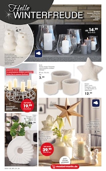 Adventskranz im aktuellen Möbel Martin Prospekt (Mainz) Adventskranz im Möbel Martin Prospekt "ZAUBERHAFTE WEIHNACHTSZEIT" mit 24 Seiten (Mainz)