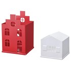 Blockkerzenhalter 2er-Set Haus rot/weiß von VINTERFINT für 3,99 € bei IKEA im Angebot Blockkerzenhalter 2er-Set Haus rot/weiß von VINTERFINT im aktuellen IKEA Prospekt