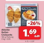 Aldente Butter-Croissants Angebote bei Markant Nordwest Bad Oeynhausen für 1,69 €