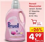 Waschmittel Angebote von Perwoll bei Netto Marken-Discount Gera für 4,99 €