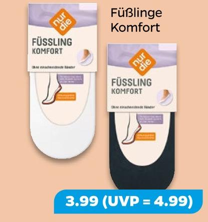 Füßlinge Komfort