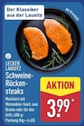 ALDI Nord - Schweine-Rückensteaks Angebot im Prospekt Schweine-Rückensteaks bei ALDI Nord im Prospekt "" für 3,99 €