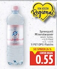 Mineralwasser von Spreequell im aktuellen E center Prospekt