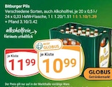 Pils im Angebot bei GLOBUS in St. Ingbert Pils Angebote von Bitburger bei GLOBUS St. Ingbert für 10,99 €