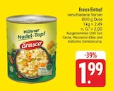 Hühner Nudel-Topf Angebote von Erasco bei EDEKA Jena für 1,99 €