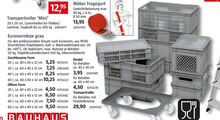 Euronormbox grau bei BAUHAUS in Koblenz Euronormbox grau im Angebot bei BAUHAUS Koblenz