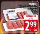Cevapcici im Angebot bei EDEKA in Ravensburg Cevapcici Angebote bei EDEKA Ravensburg für 2,99 €