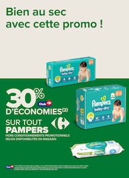 Offre Pampers dans le catalogue Carrefour Proximité du moment à la page 12