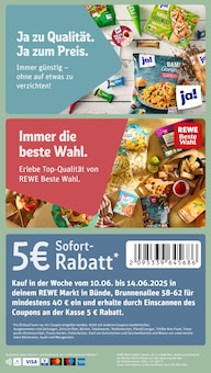 REWE Bünde Prospekt der aktuellen Woche, gültig von 10.06.2025 bis 14.06.2025 Aktueller REWE Bünde Prospekt "Dein Markt" mit 28 Seiten