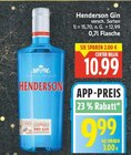 Gin von Henderson im aktuellen E center Prospekt