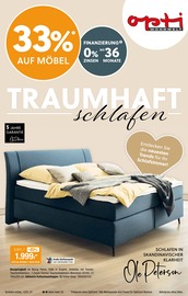 Opti-Wohnwelt Möbel & Einrichtung Prospekt der aktuellen Woche mit 20 Seiten, gültig von 28.05.2026 bis 31.07.2026, in Altentreptow und Umgebung Aktueller Opti-Wohnwelt Möbel & Einrichtung Prospekt in Altentreptow und Umgebung, "TRAUMHAFT SCHLAFEN" mit 20 Seiten, 28.05.2026 - 31.07.2026