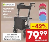 Aluminium Rollator Vital Angebot in Neuhof Aluminium Rollator Vital im aktuellen Prospekt bei Netto Marken-Discount in Neuhof