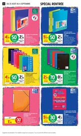 Promos Couvre-Livre dans le catalogue "VIVE LA FIN DES VACANCES" de Intermarché Super à la page 20 Promos Couvre-Livre dans le catalogue "VIVE LA FIN DES VACANCES" de Intermarché Super à la page 20