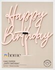 Kuchendekoration "Happy Birthday" aus Acryl, rosa im dm-drogerie markt Prospekt Kuchendekoration "Happy Birthday" aus Acryl, rosa von dmhome im aktuellen dm-drogerie markt Prospekt für 2,95 €