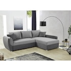 Ecksofa mit Bettfunktion und Bettkasten für 599,00 € bei POCO im Angebot Ecksofa mit Bettfunktion und Bettkasten im aktuellen POCO Prospekt