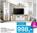 Wohnwand für 998,00 € bei Möbel Inhofer im Angebot Wohnwand im aktuellen Möbel Inhofer Prospekt