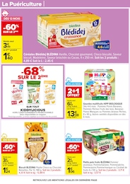 Prix et réduction Blédina dans le prospectus Carrefour en cours Offre Blédina dans le catalogue Carrefour du moment à la page 53