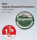Allgäuer Bergwacht Camembert von Stich im aktuellen V-Markt Prospekt