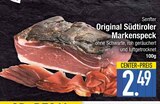 Original Südtiroler Markenspeck im EDEKA Prospekt Original Südtiroler Markenspeck von Sennfter im aktuellen EDEKA Prospekt für 2,49 €