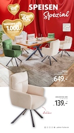 Stuhl im Polstermöbel Fischer Prospekt Stuhl im Polstermöbel Fischer Prospekt "Spektakulärer Neueröffnungs-Endspurt" auf Seite 25