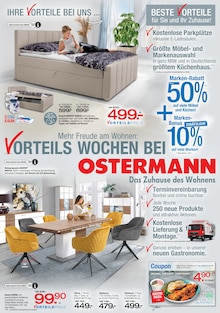 Aktueller Ostermann Prospekt "Mehr Freude am Wohnen - Vorteilswochen bei Ostermann" Seite 1 von 12 Seiten