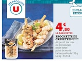 Brochette de crevettes - U - U Express à Brest Brochette de crevettes - U en promo chez U Express Brest à 4,50 €