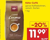 Caffé Crema im Angebot bei Netto Marken-Discount in Dormagen Caffé Crema Angebote von Käfer Caffé bei Netto Marken-Discount Dormagen für 11,99 €