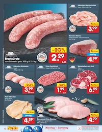 Hackfleisch im Netto Marken-Discount Prospekt Hackfleisch im Netto Marken-Discount Prospekt "Aktuelle Angebote" auf Seite 12
