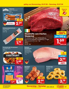 Steak im aktuellen Netto Marken-Discount Prospekt (Dortmund) Steak im Netto Marken-Discount Prospekt "Aktuelle Angebote" mit 71 Seiten (Dortmund)