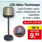LED-Akku-Tischlampe für 9,99 € bei Zimmermann im Angebot LED-Akku-Tischlampe im aktuellen Zimmermann Prospekt