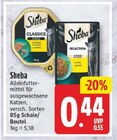 Alleinfuttermittel Schale von Sheba für 0,44 € bei EDEKA im Angebot Alleinfuttermittel Schale von Sheba im aktuellen EDEKA Prospekt